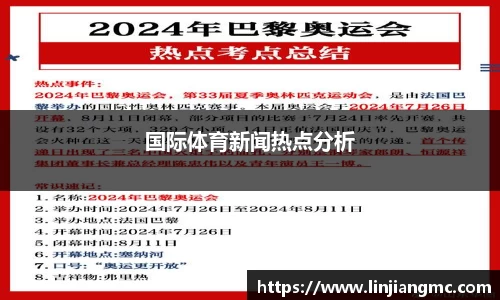 国际体育新闻热点分析